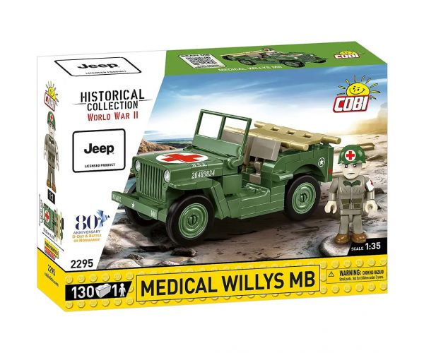 COBI: Medical Willys MB jármű építőjáték (2295)