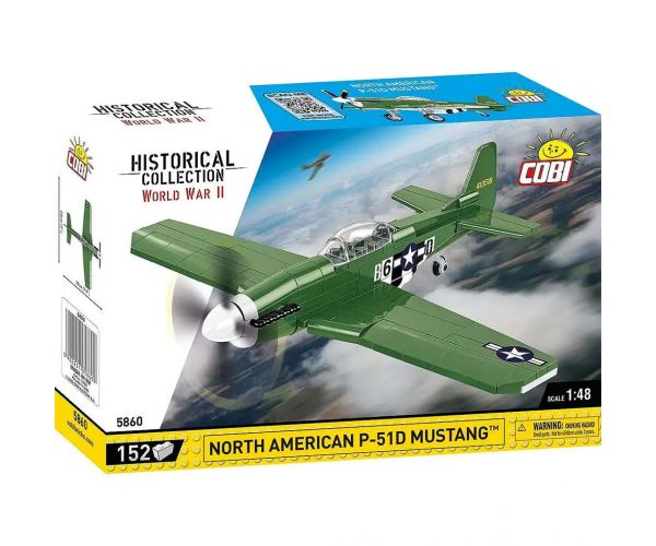 COBI: Mustang P-51D vadászrepülőgép építőjáték (5860)
