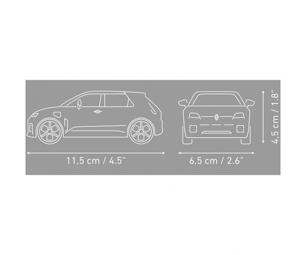 COBI: Renault 5 E-Tech bijeli automobil - set za sastavljanje (24675)
