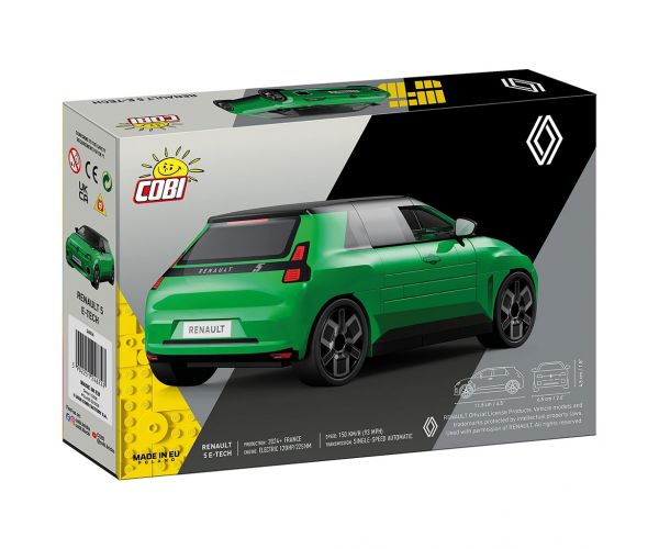 COBI: Renault 5 E-Tech zeleni automobil – set za slaganje (24674)