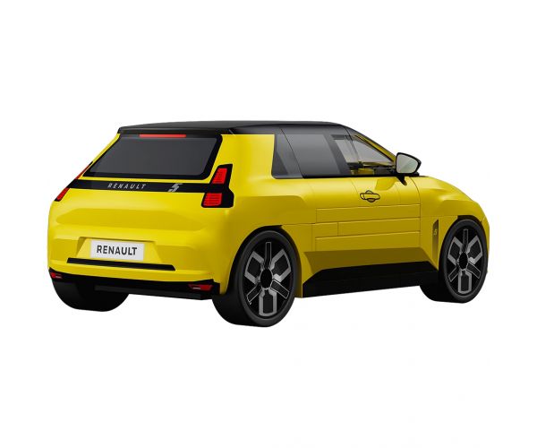 COBI: Renault 5 E-Tech žuti auto igračka za slaganje (24673)