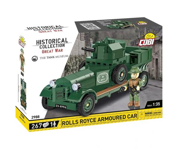 COBI: Rolls Royce páncélautó 1920 Pattern Mk I építőjáték (2988)