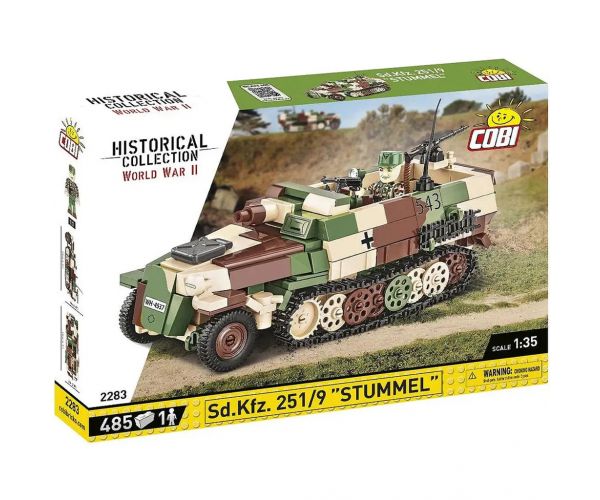 COBI: Sd.Kfz. 251/9 Stummel páncélos jármű építőjáték (3096)