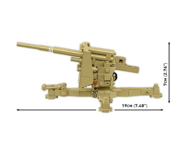 COBI: Set za slaganje 8,8 cm Flak 18 iz Drugog svjetskog rata (3141)