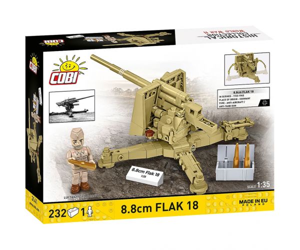 COBI: Set za slaganje 8,8 cm Flak 18 iz Drugog svjetskog rata (3141)