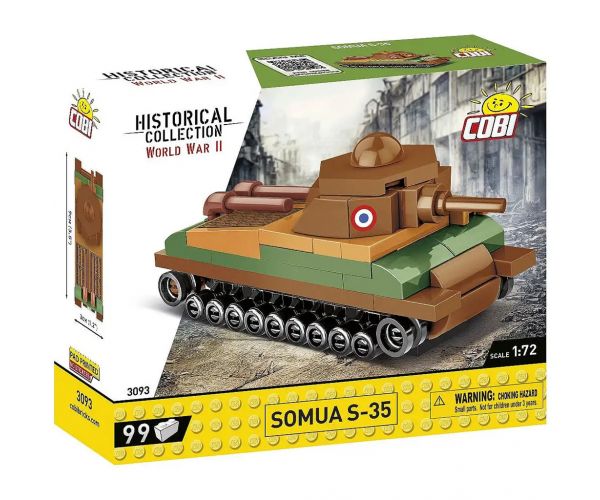 COBI: Somua S-35 francia tank építőjáték (3093)