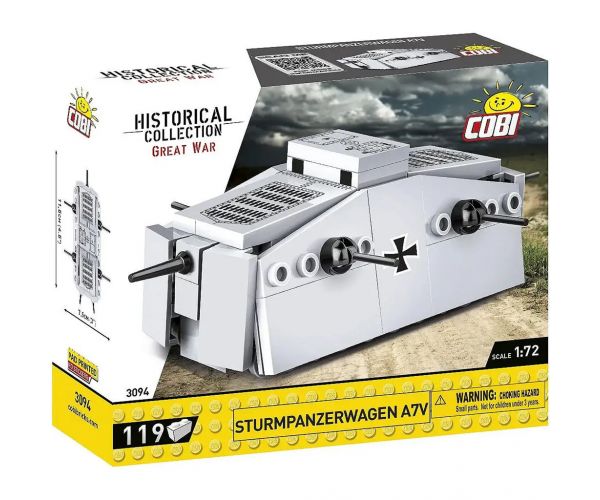 COBI: Sturmpanzerwagen A7V német harckocsi építőjáték (3094)