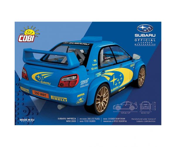 COBI: Subaru Impreza WRC 2003 igračka za sastavljanje automobila (24650)