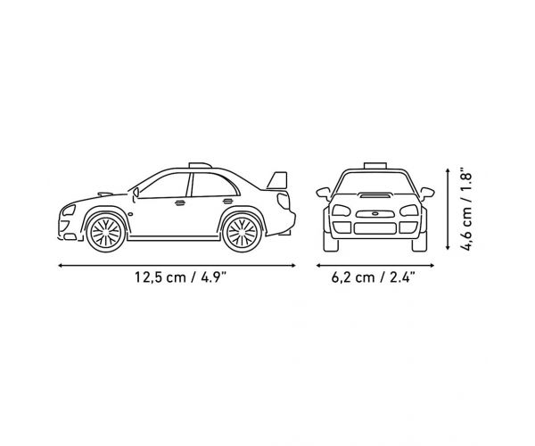 COBI: Subaru Impreza WRC 2003 igračka za sastavljanje automobila (24650)