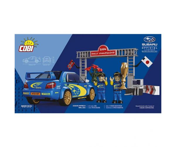 COBI: Subaru Impreza WRC 2004 igračka za sastavljanje automobila (24652)