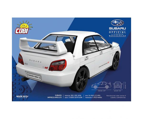 COBI: Subaru Impreza WRX STI komplet za sastavljanje automobila (24649)
