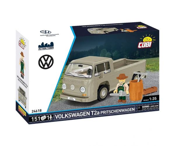 COBI: Volkswagen T2a platós teherautó építőjáték (24618)