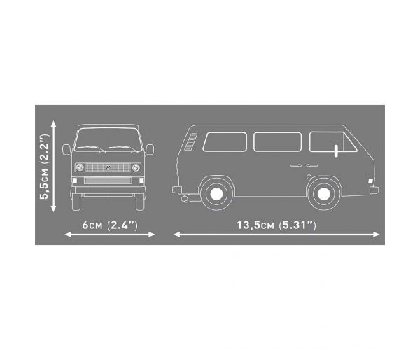 COBI: Volkswagen T3 set za sastavljanje automobila (24634)