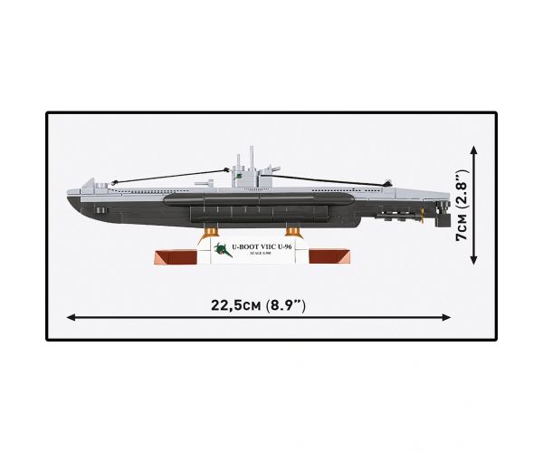 COBI: WW II podmornica U-Boot VIIC U-96 set za sastavljanje (4857)