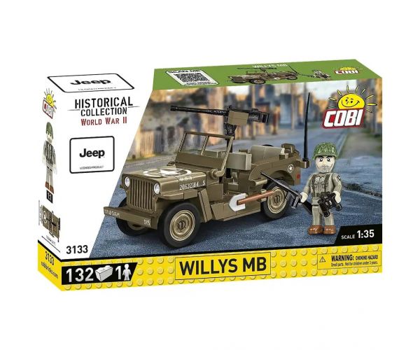 COBI: Willys MB harckocsi építőjáték (3133)
