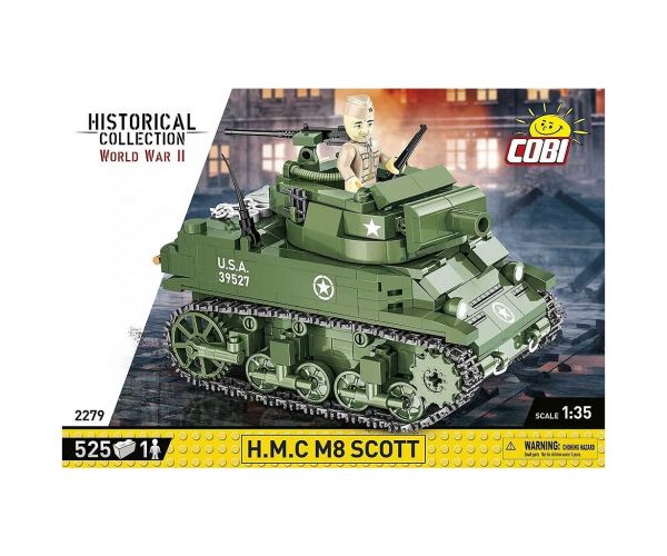 COBI: WWII H.M.C M8 Scott tank építőjáték (2279)