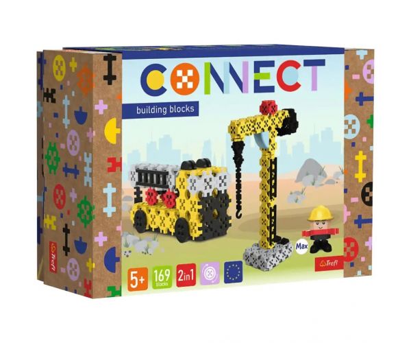 Connect: Építkezés 169db-os építőjáték - Trefl