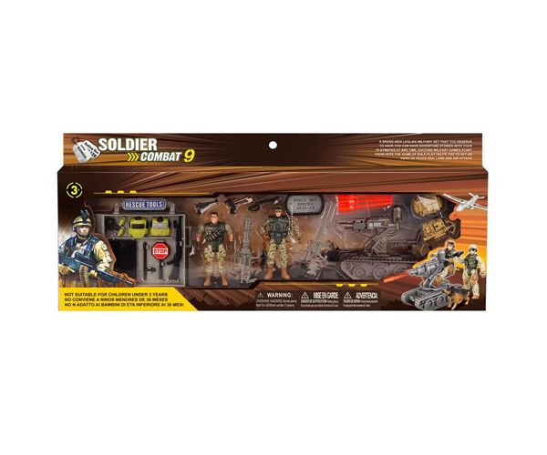 Combat Force 9 Vojni set sa dodacima