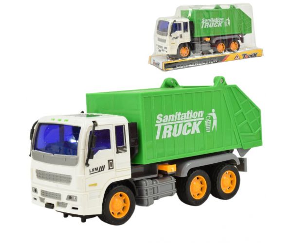 Construction Truck: Kamion za smeće sa dizajnom zamašnjaka 19 cm