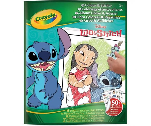 Crayola: Lilo & Stitch színező és matricázó füzet