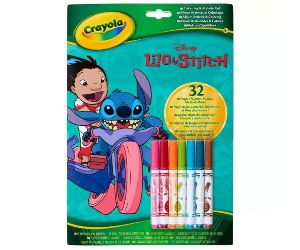 Crayola: Lilo & Stitch színező és foglalkoztató füzet
