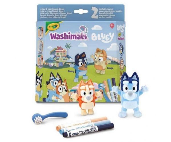 Crayola: Washimals Bluey szett