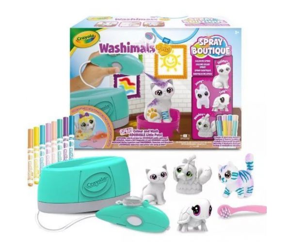 Crayola: Washimals Salon za kućne ljubimce s raspršivačem boje