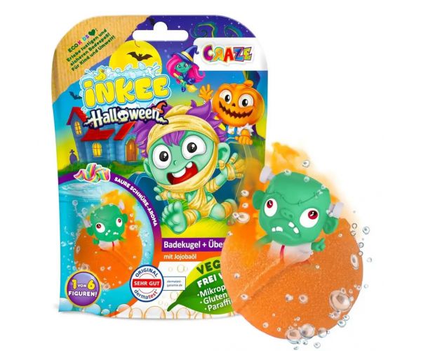 Craze Inkee: Halloween fürdőbomba meglepetéssel