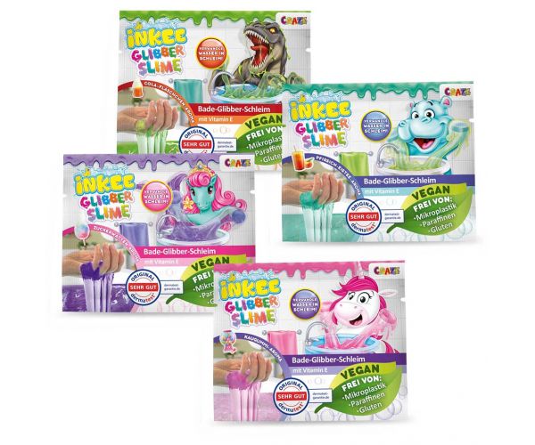 Craze Inkee: Vegán fürdő mini slime többféle