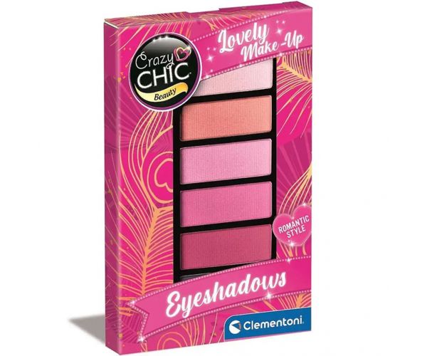 Crazy Chic: Lovely Make-Up pink power szemhéjfesték 1db - Clementoni
