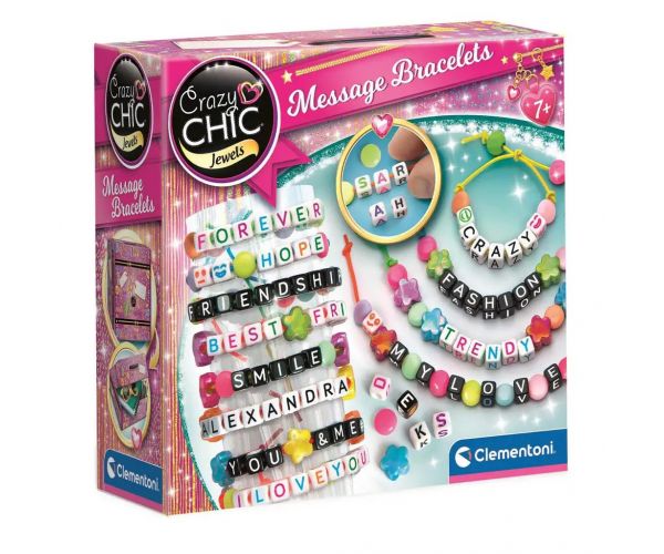 Crazy Chic: Üzenet karkötőkészítő szett - Clementoni
