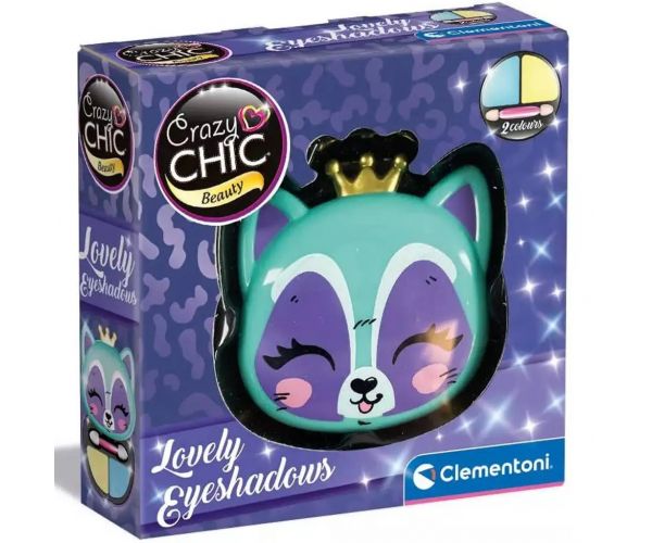 Crazy Chic: Szemhéjfesték róka alakú tárolóban - Clementoni