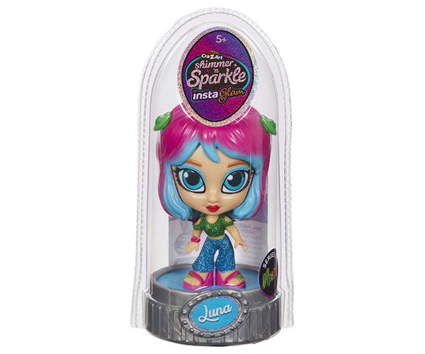 Cra-Z-Art: Shimmer 'n Sparkle Insta Glam Neon Luna lutka