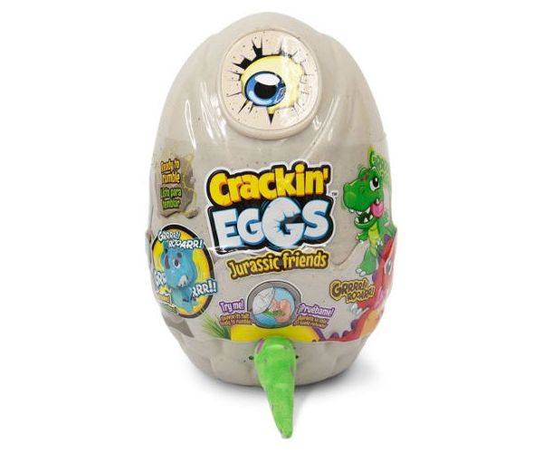 Crackin Eggs Jurassic Friends plišani dinosaur u tri verzije