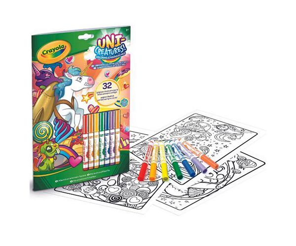 Crayola: Colour & Activity životinjski kutak sa 7 markera