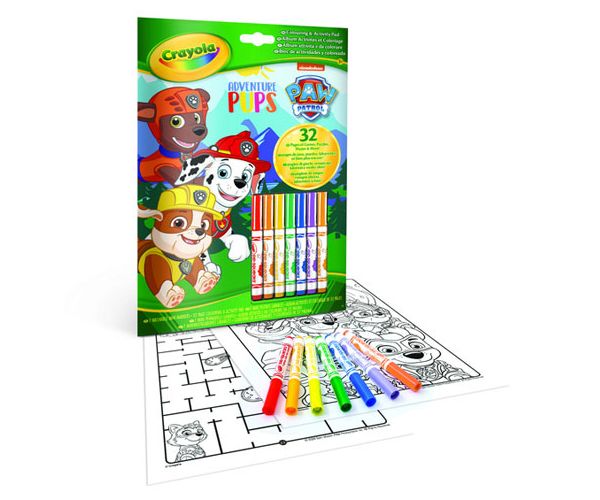 Crayola: Paw Patrol radna bilježnica i bojanka