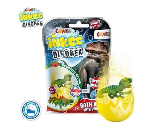 Craze: Bomba za kupanje s kolekcionarskom figurom dinosaura iznenađenja - EPEE