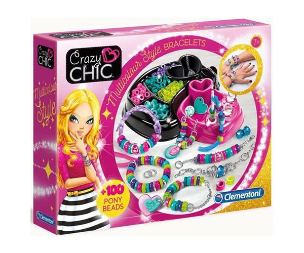 Crazy Chic Multicolour Style set za izradu narukvica - Clementoni
