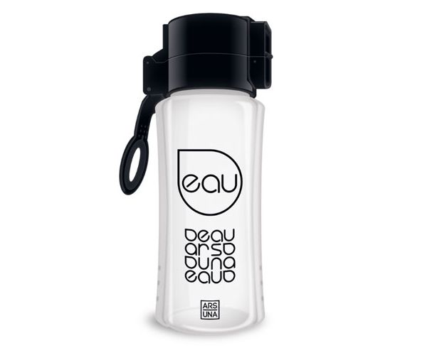 Crna prozirna boca 450ml