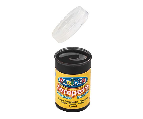 Crna tempera u posudi 35gr - Carioca