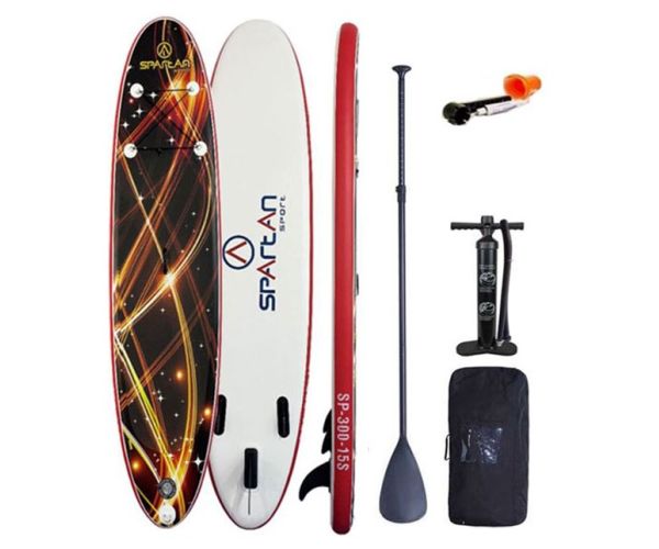 Crni Solar SP-320 Set SUP Stand Up Paddle 320 cm - Spartan