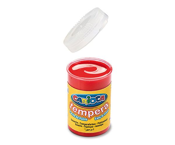 Crvena tempera u posudi 35gr - Carioca