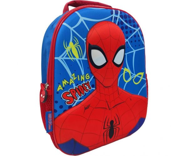 Čudesni Spider-Man 3D zaobljeni školski ruksak, 26x10x32cm