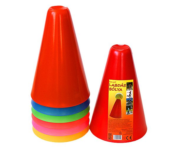 Čunj za obilaženje sa loptom, više boja