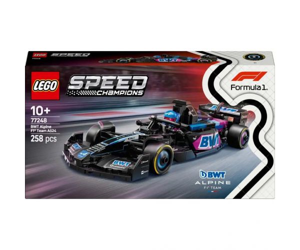 LEGO® Speed Champions: BWT Alpine F1® Tim A524 trkaći automobil (77248)