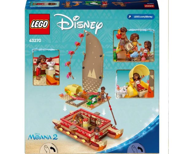 LEGO® Disney: Vaiana s avanturama ispunjen kanu (43270)