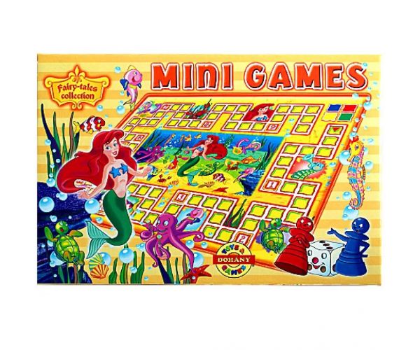 Ariel mala sirena mini društvena igra - D-Toys