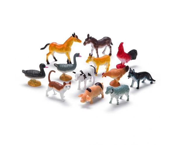 Faunica: Set figura s farmom životinja 12 kom - Woodyland