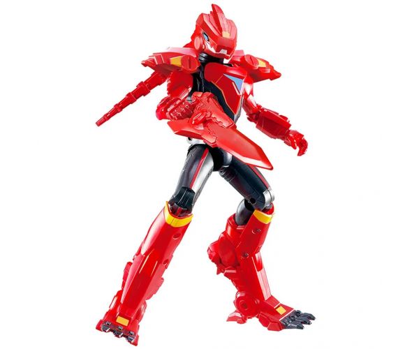 Quantum Heroes: Dinoster Lucio akcijska figura s crvenim oklopom 20 cm
