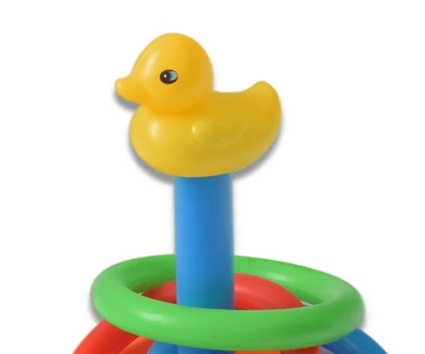 Šareni set za igru ​​bacanja obruča patke
